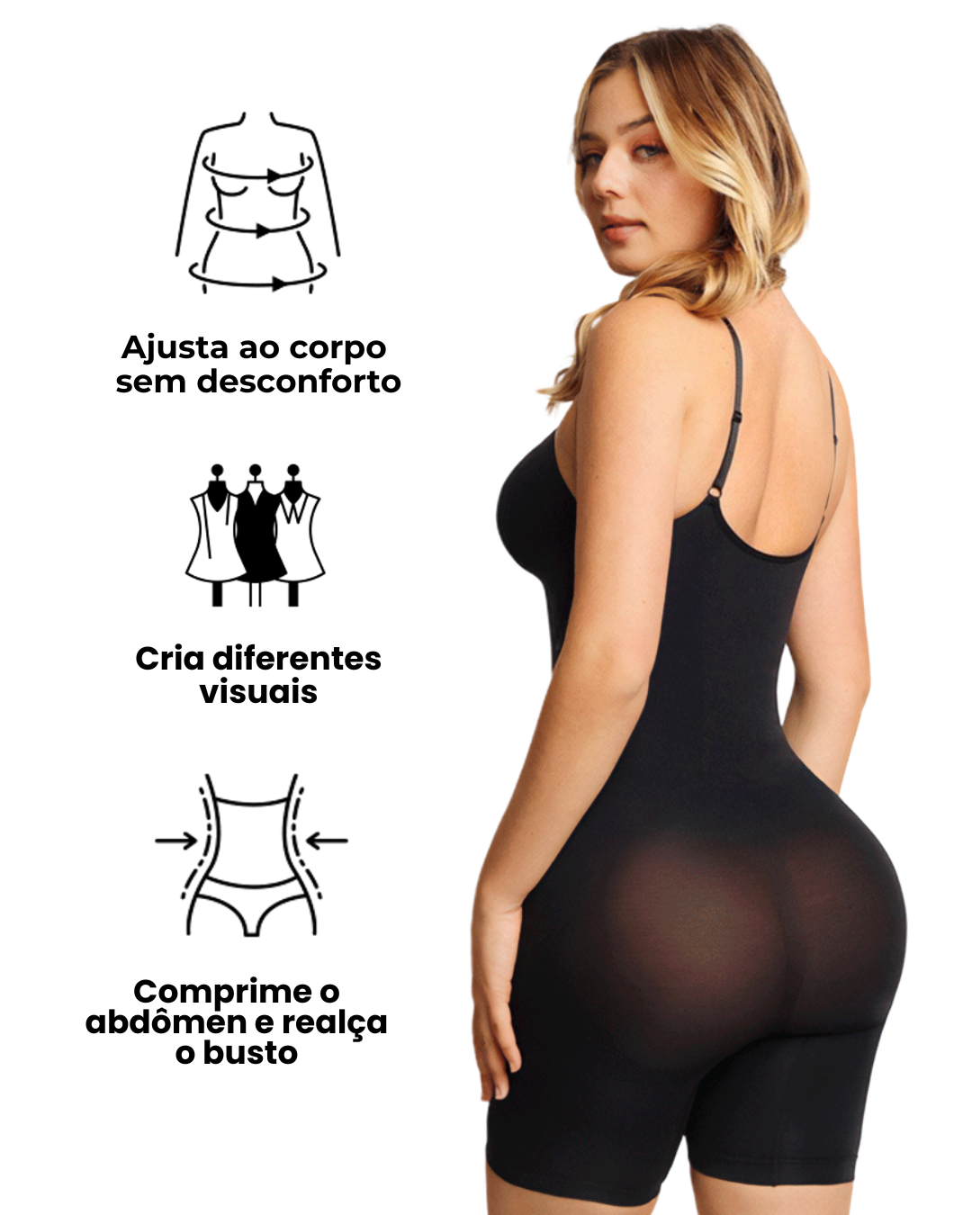 Macaquinho Modelador Slim Shaper